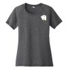 Ladies PosiCharge ® Tri Blend Wicking Scoop Neck Raglan Tee Thumbnail